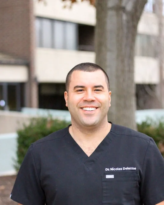 Dr. Nico Delerme, DMD, of Lanz Associates in Dentistry.